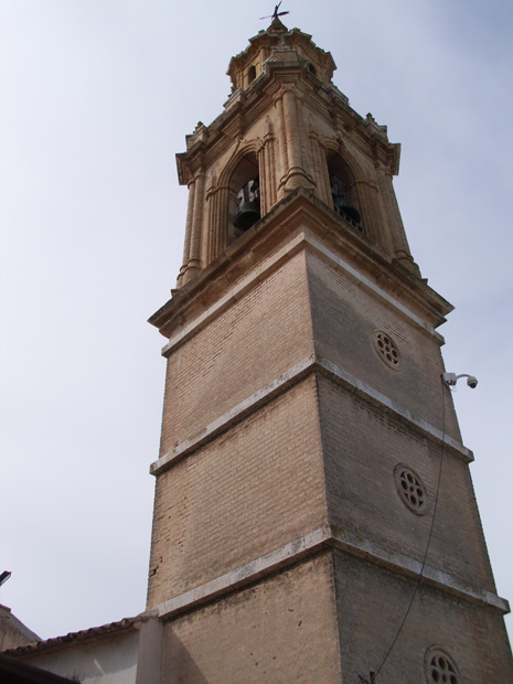 Campanario de la Iglesia de Santa Maria La Mayor en el Cerro de San Cristóbal, Estepa