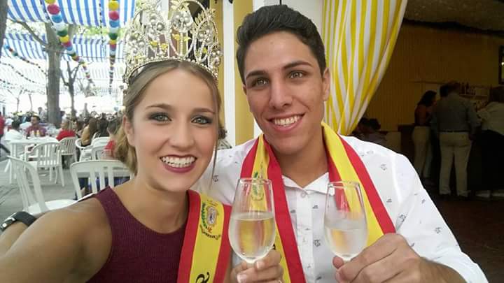 Esperanza Haro y Alberto Blanco, Reina y Rey de la Feria de Estepa 2015