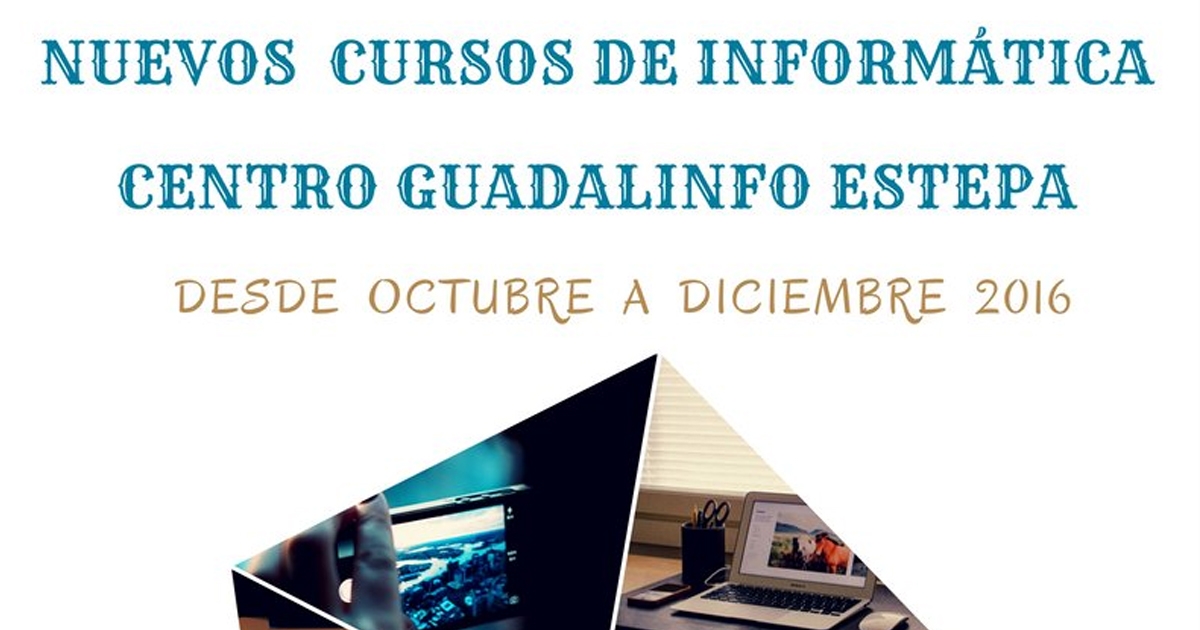 Nuevos cursos de informática en el Centro Guadalinfo de Estepa