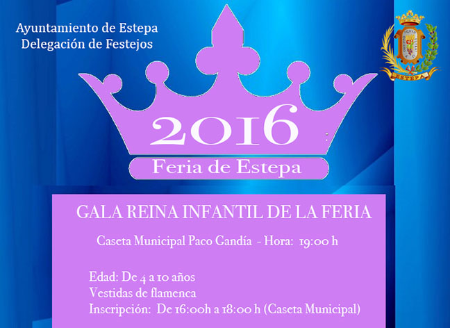 Gala Infantil de la Reina de la Feria de Estepa 2016