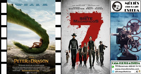 Cine en Estepa: "Los 7 Magníficos" y "Peter y el Dragón"