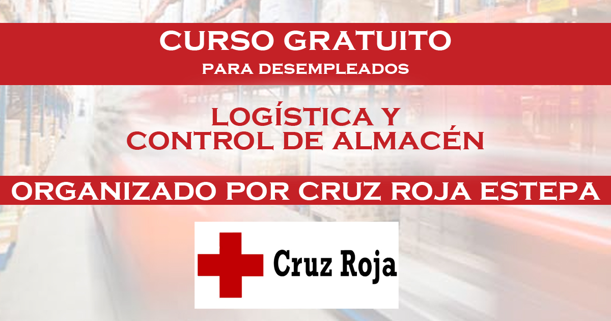 Cruz Roja Estepa organiza un Curso Gratuito sobre Logística y Control de Almacén