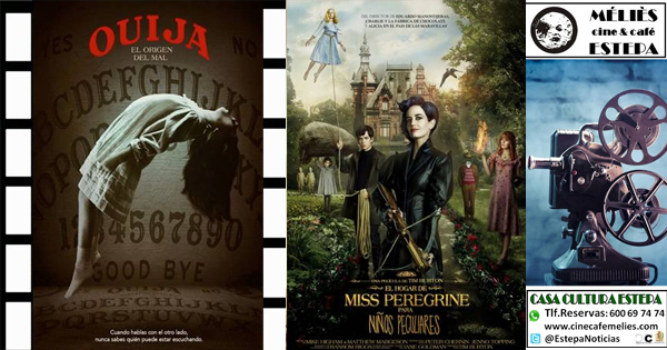 Cine en Estepa: "Ouija" y "Miss Peregrine. El hogar para niños peculiares"