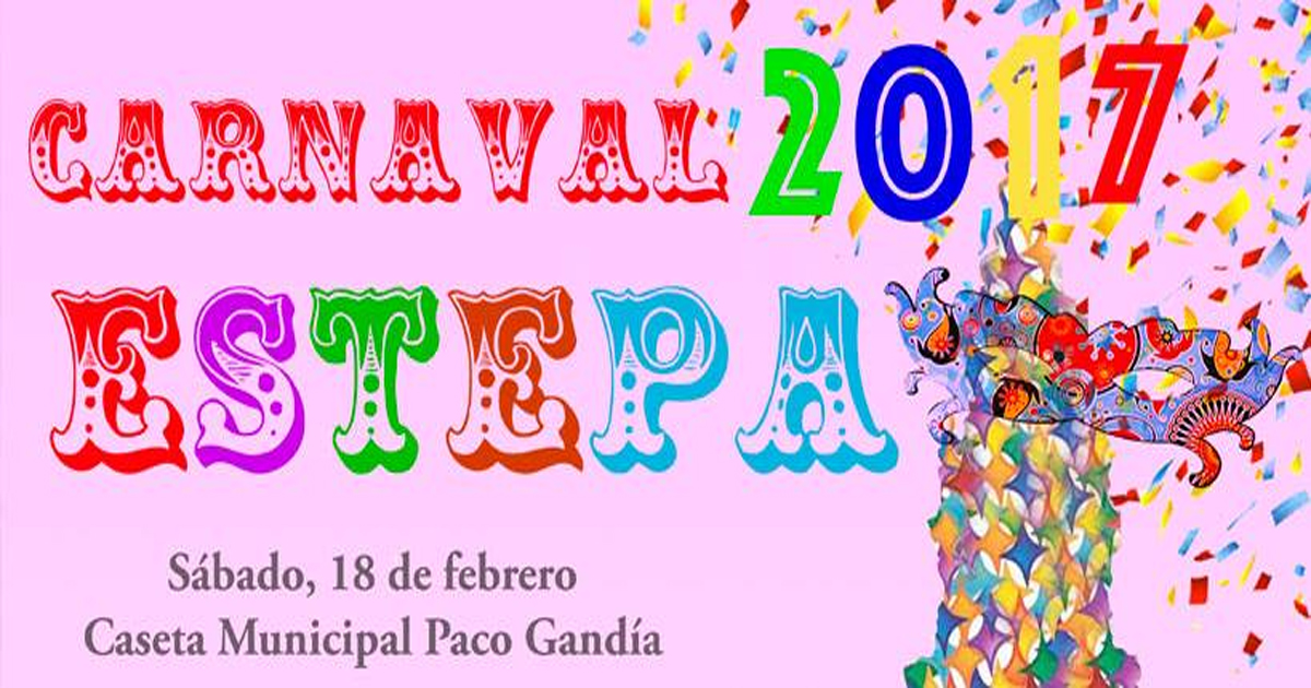 Programa del Carnaval 2017 en Estepa