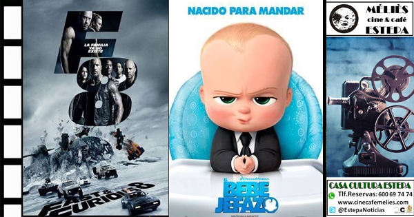 Cine en Estepa: "Fast & Furious 8" y "El bebé jefazo"