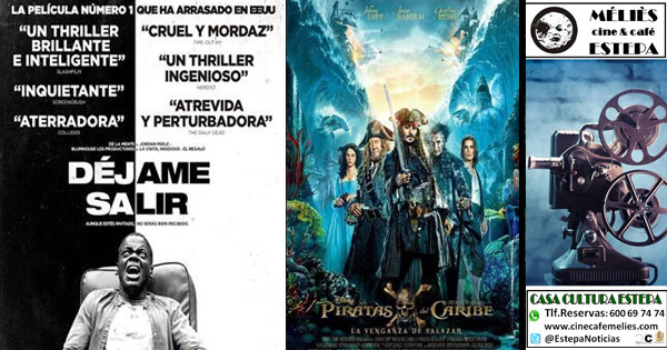 Cine en Estepa: "Déjame salir" y "Piratas del Caribe"