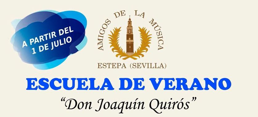Abierto el plazo para la Escuela Musical de verano "Don Joaquín Quirós" de Estepa