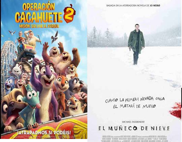 Cine en Estepa: "Operación Cacahuete 2" y "El muñeco de nieve"