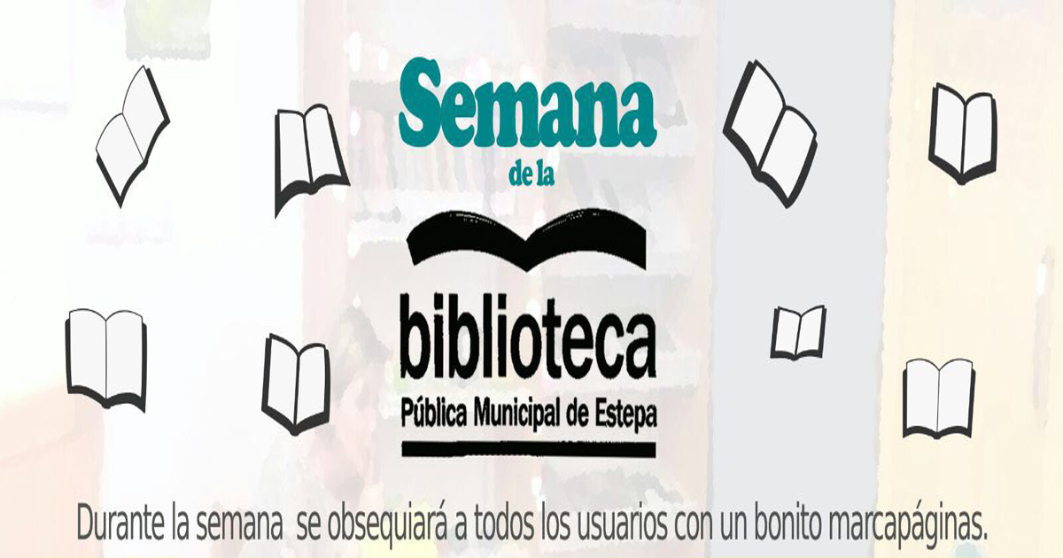 Semana de la Biblioteca 2017 en Estepa