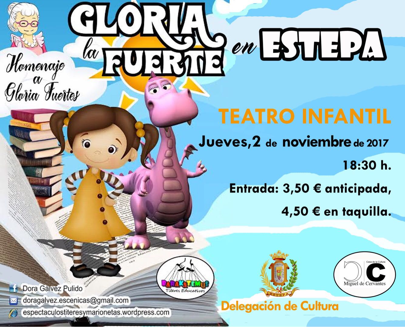 Teatro infantil en Estepa: "Gloria la Fuerte"
