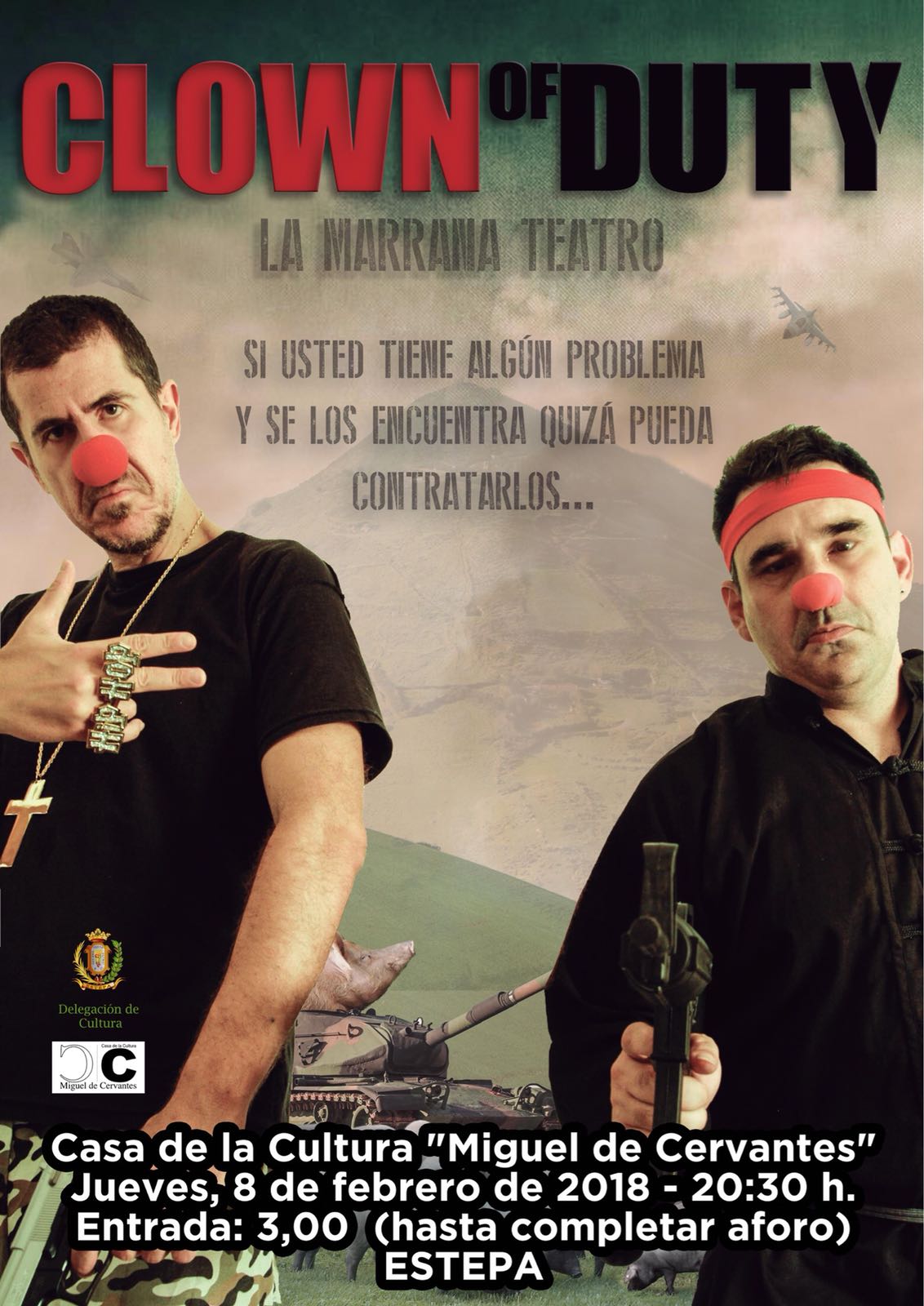 Teatro en Estepa: "Clown of Duty"