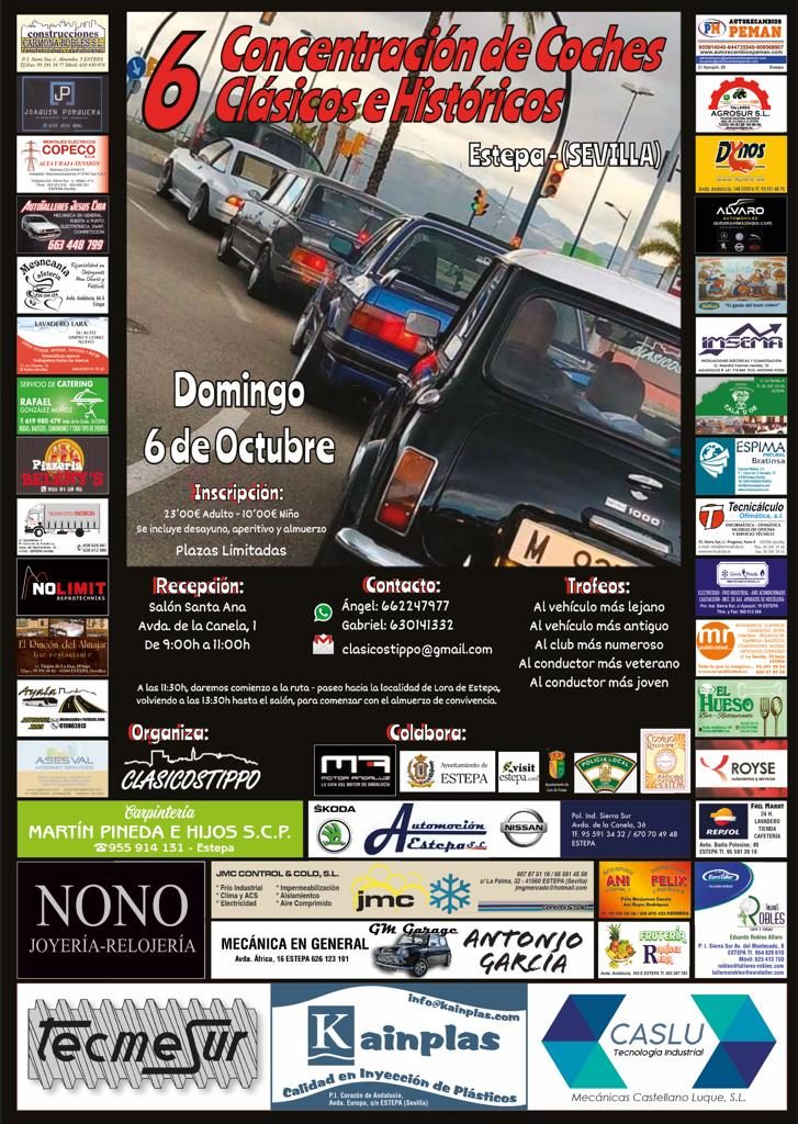 Edición 2019 del encuentro de coches de Estepa